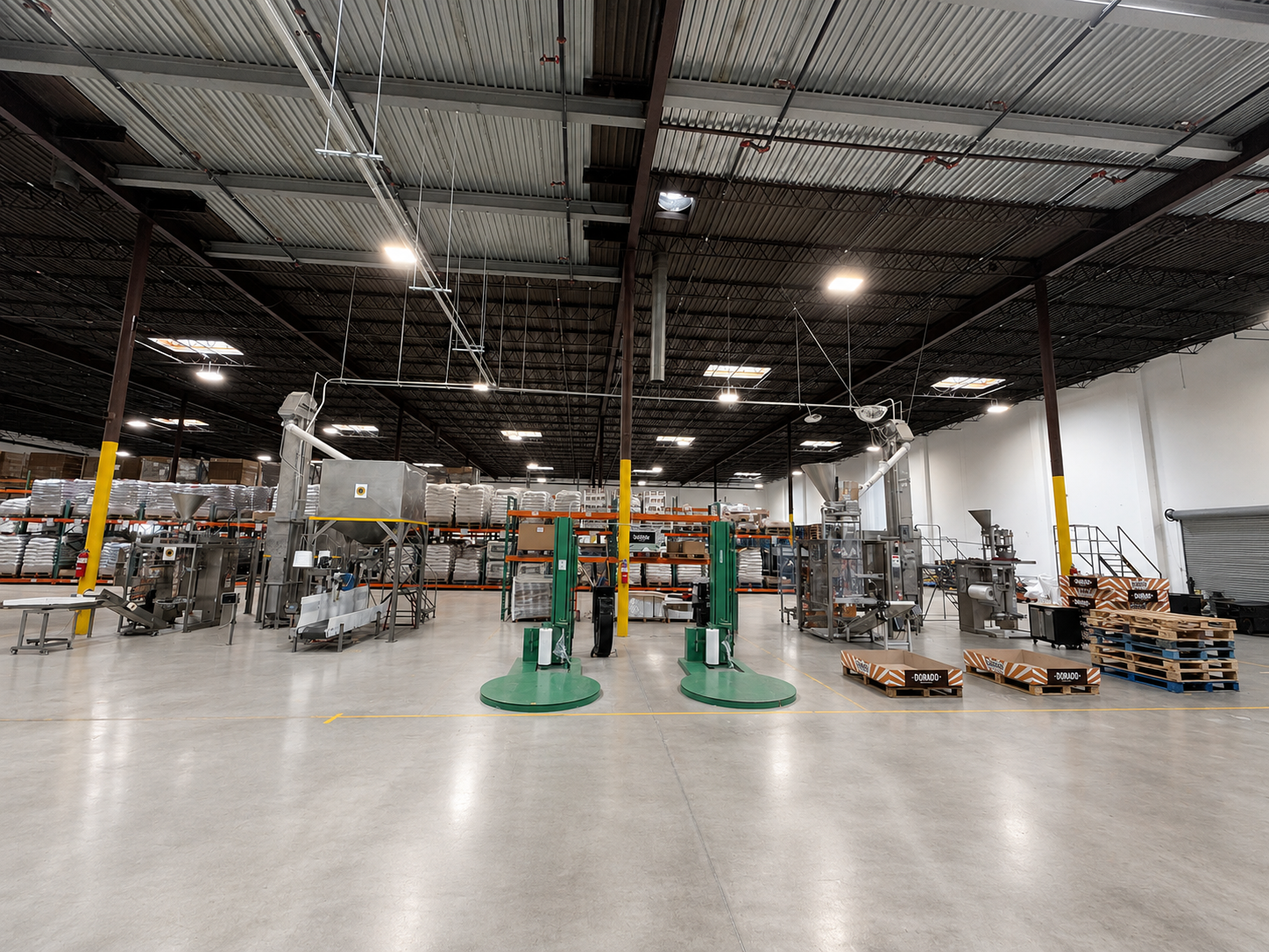 In-house packaging lines at La Mirada